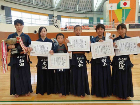 第42回松山市少年剣道練成大会で各部門入賞!