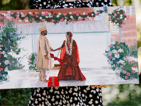 Dallas Indian Wedding Painter