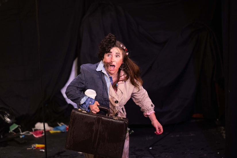 Chase Koopersmith, glitteris, costume design for Natalie Palamides Weer. 