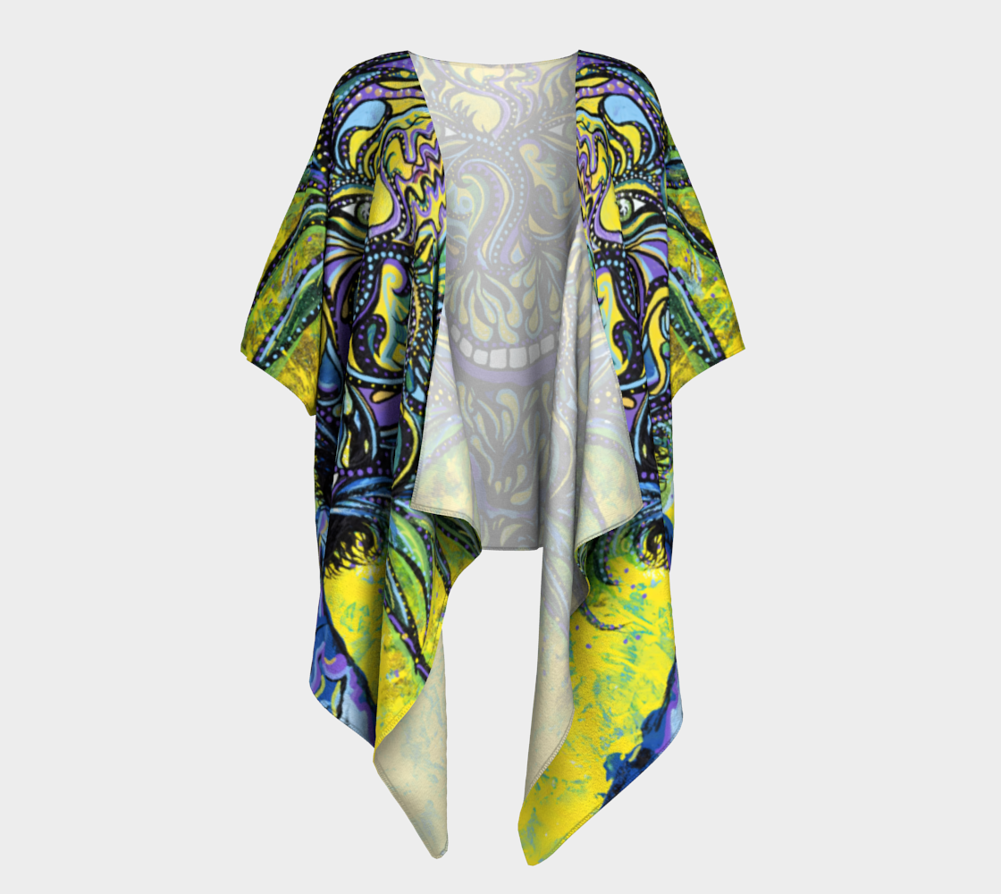 Swirling Sherpa Drape