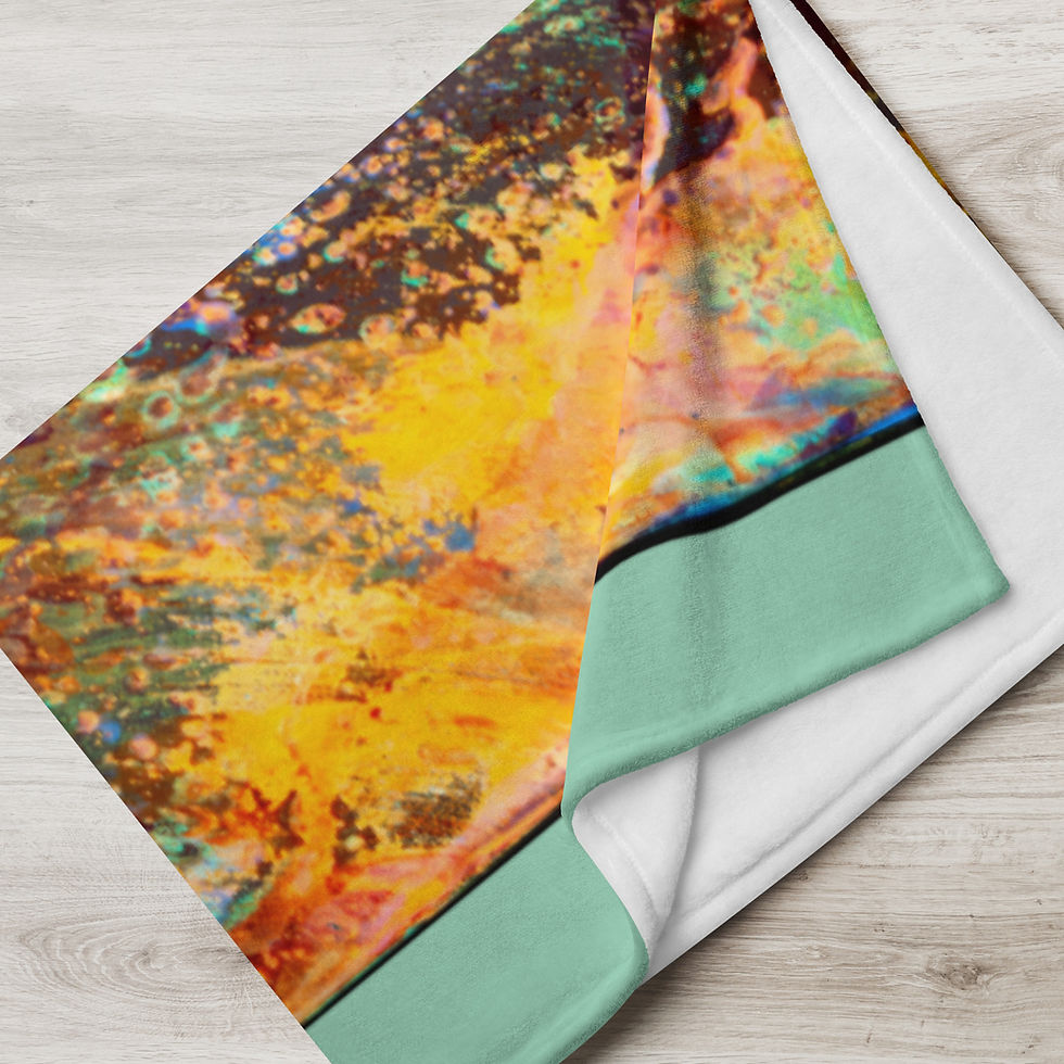 Thumbnail: Inner Thoughts Glow Image Throw Blanket