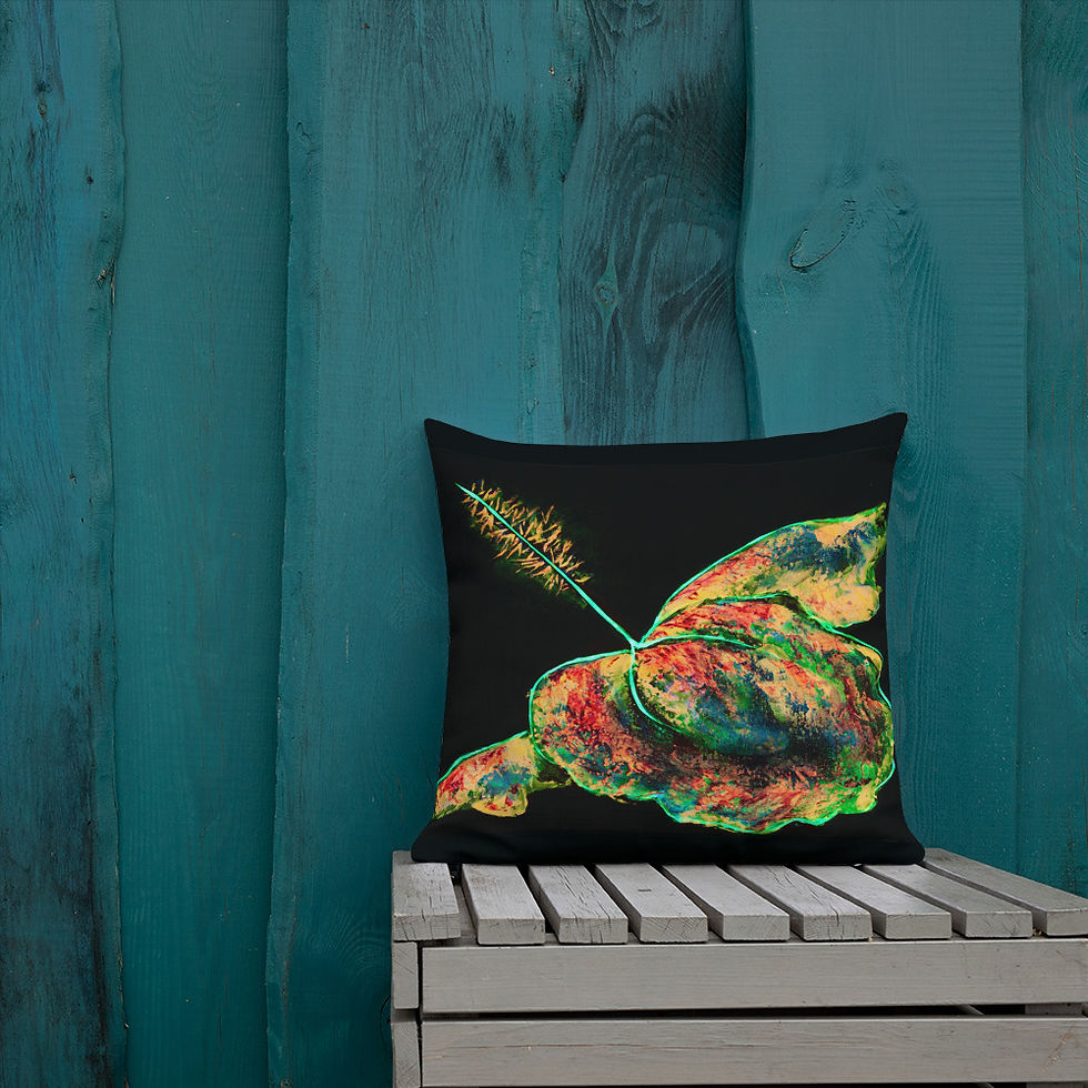 Thumbnail: Hibiscus Heartthrob Pillow
