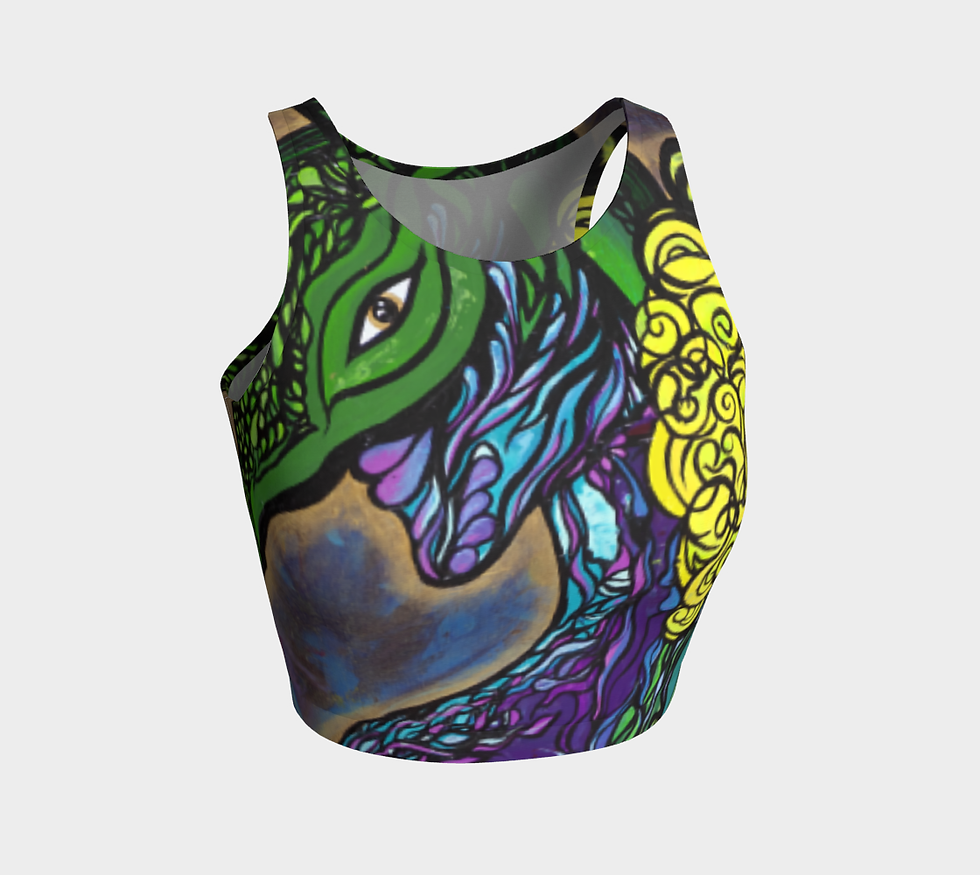 Armadillo Woman Crop Top