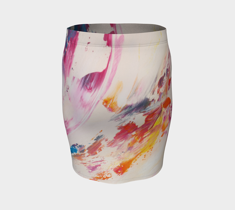 Thumbnail: Visionary Colors Fitted Skirt