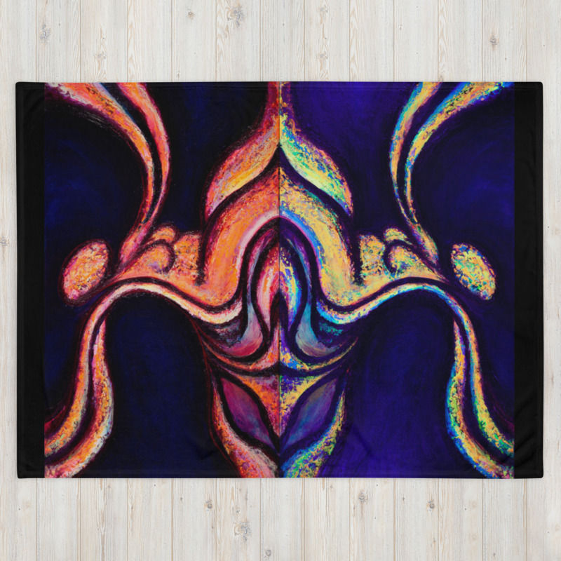 Thumbnail: Mariposa's Mirror Plush Blanket (2 sizes)