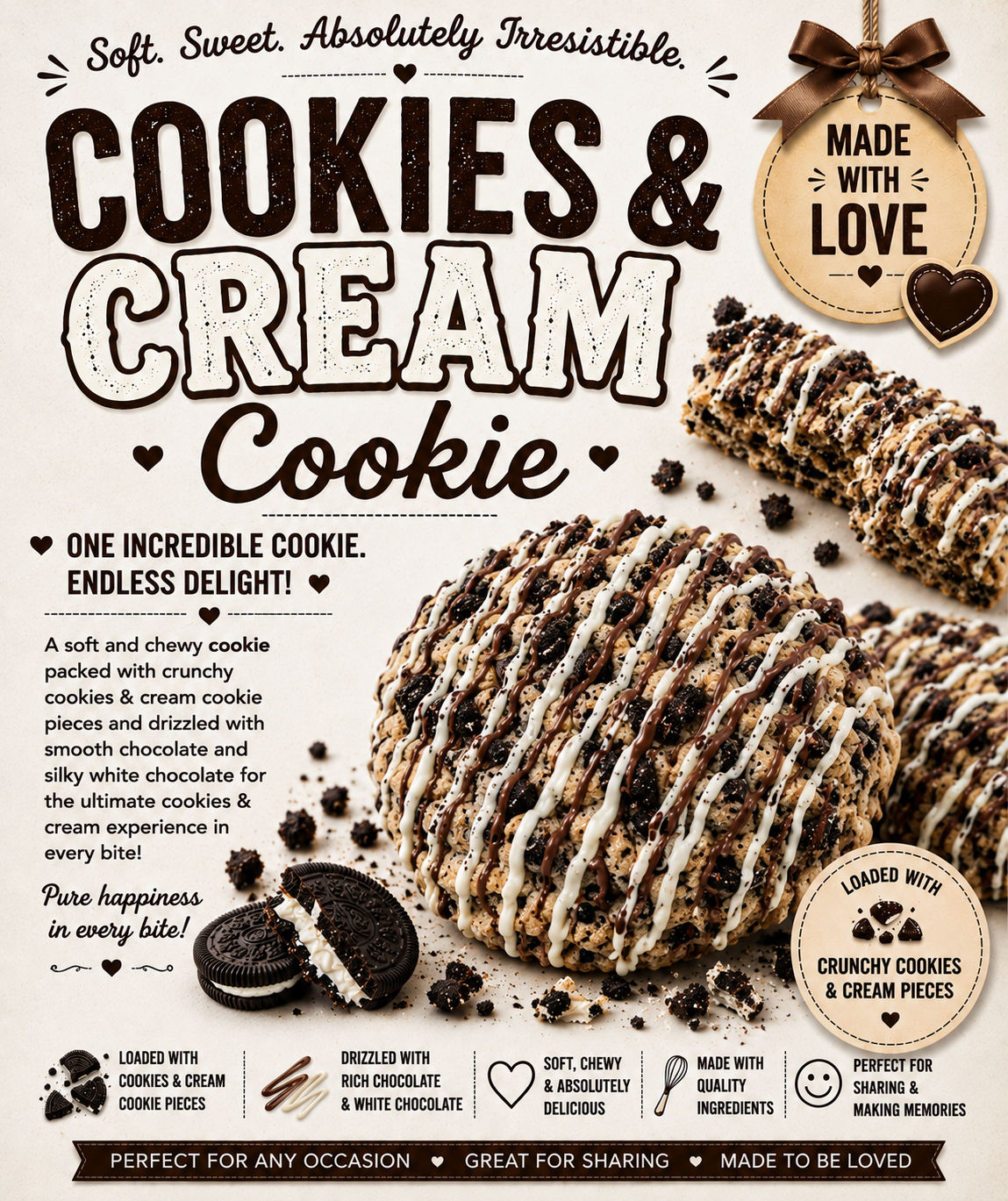 Cookies & Cream Cookies