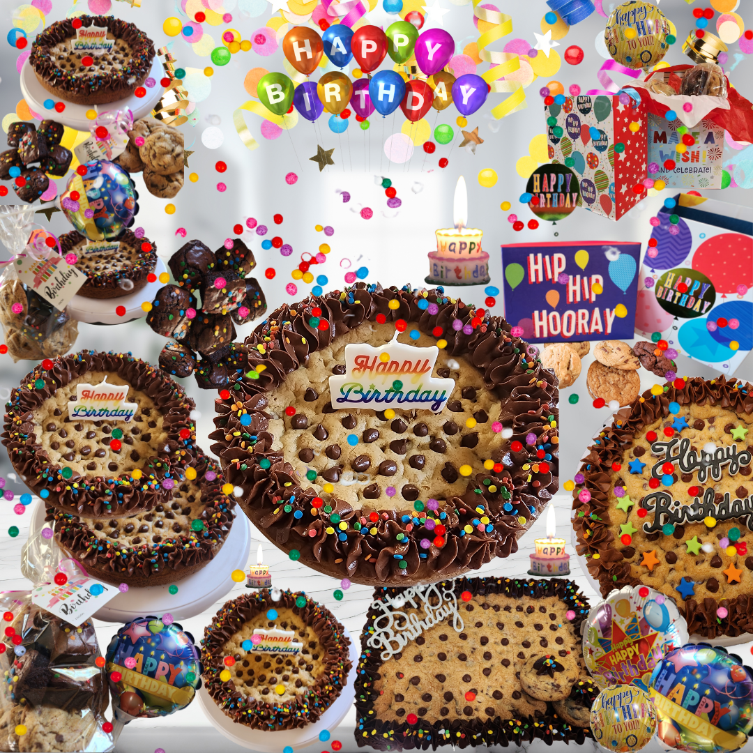 Happy Birthday  Chocolate Chip Cookie Cake 