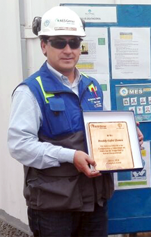 AES Andes SBU Premió a un Trabajador Altimec por su Compromiso con la Seguridad