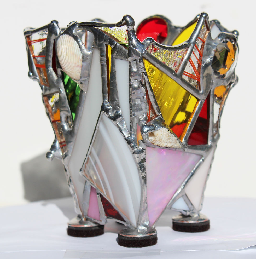 Thumbnail: Tiny Patchwork Vase White