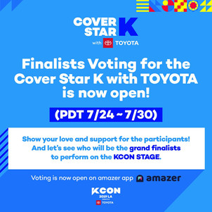 Amazer announced Kpop fans from 70 Countries to Participate in 'Cover Star K with Toyota' at 'KCON 2019 NY'