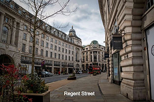 Regent Street london during COVID lockdown