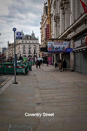 Coventry Street london during COVID lockdown
