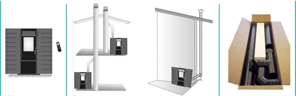 Миниатюра: Камин пеллетный CENTROMETAL ZS10-B