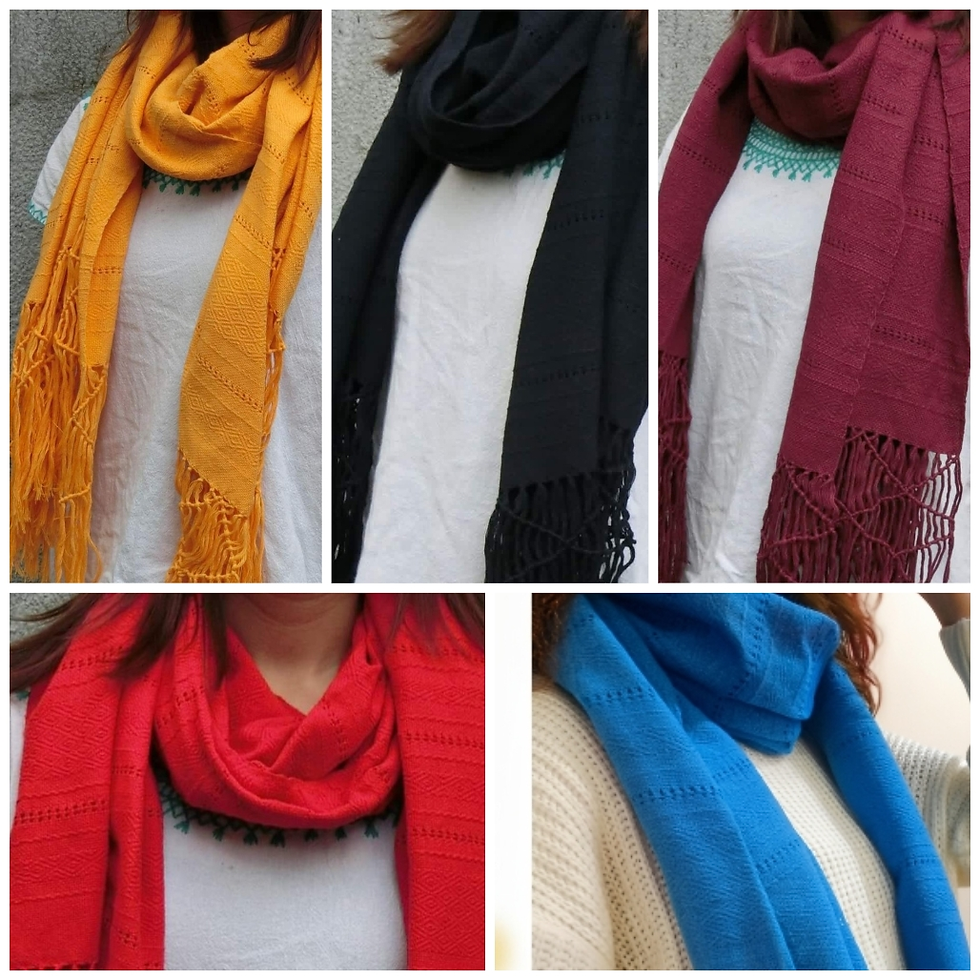 Thumbnail: Woven scarfs 編織圍巾 001-010