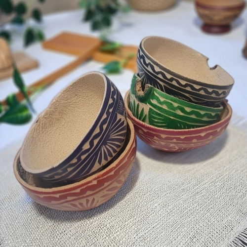 Carved decoration / container