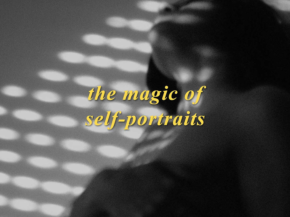 How self-portrait photography helps me grow my self-esteem