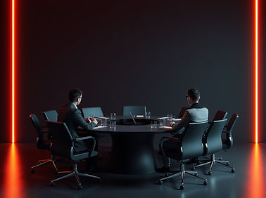 dark background business meeting