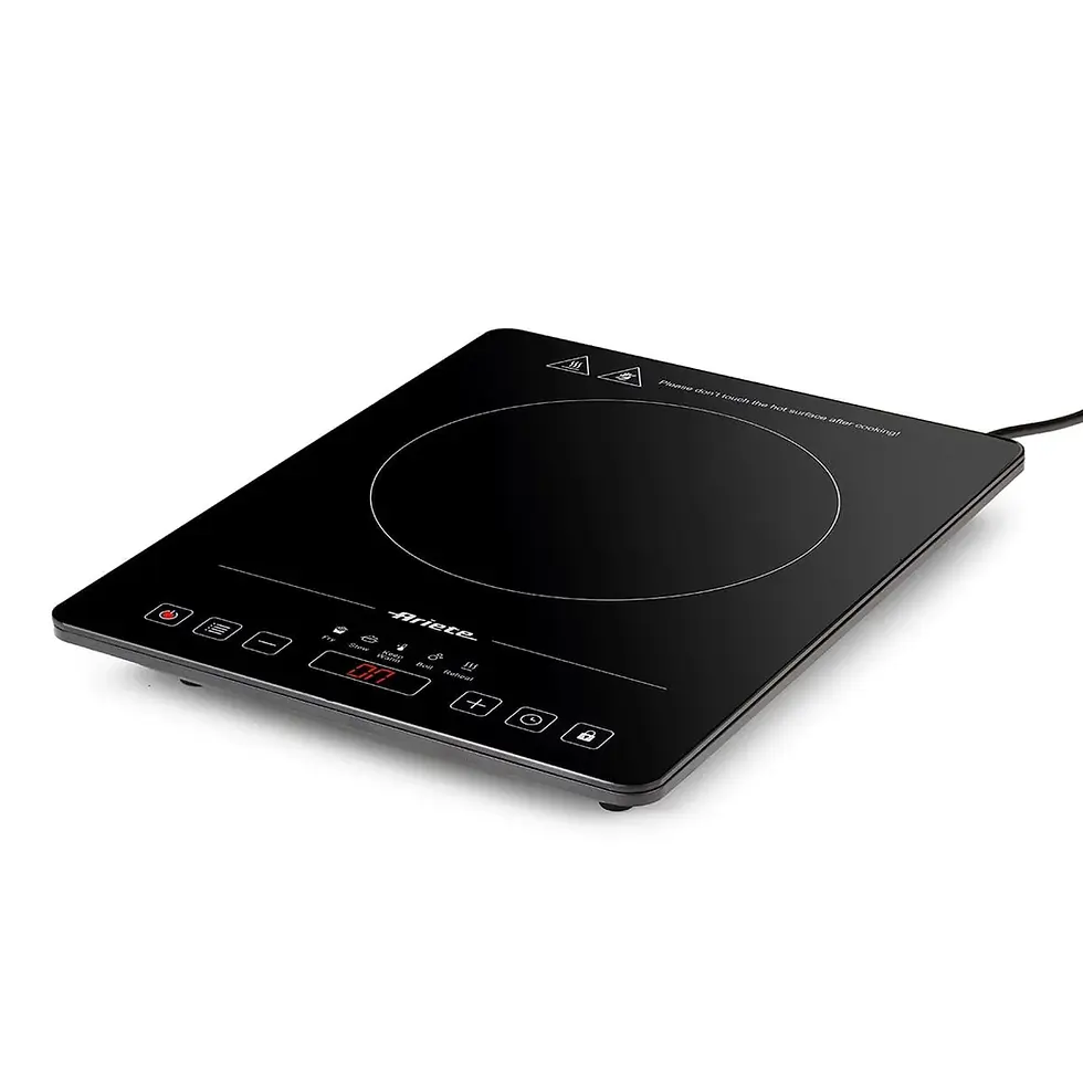 Miniatura: Cooktop de Indução Portátil Ariete 1997 Vitrocerâmico 1 boca Touch Screen Preto