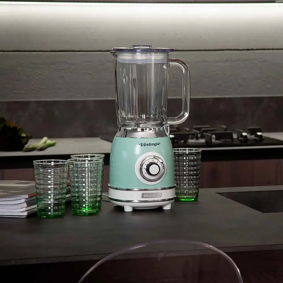 Miniatura: Liquidificador Ariete 583 Vintage Verde Copo de Vidro de 1,5L 1000W