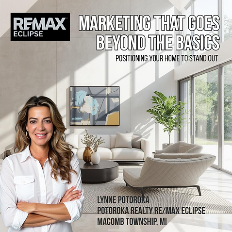 Macomb Township home marketing strategy that goes beyond traditional real estate listings to attract buyers