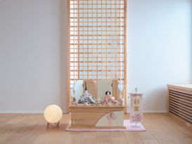 ひな人形ディスプレイ