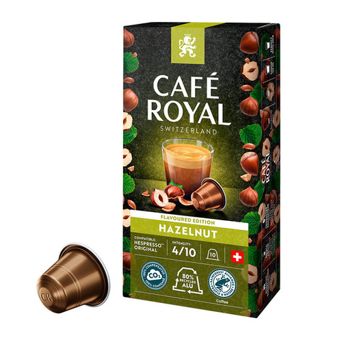 Hazelnut Café Royal 10 pods for Nespresso® Tastycapsules