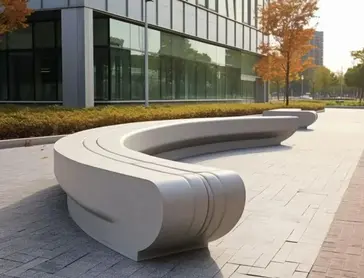 Banca stradala beton armat, tratat pentru durabilitate, finisaje netede, design modern, rezistenta la ciclurile de inghet-dezghet, versatila, montaj rapid, PLG-MBE04 - Palagio.ro