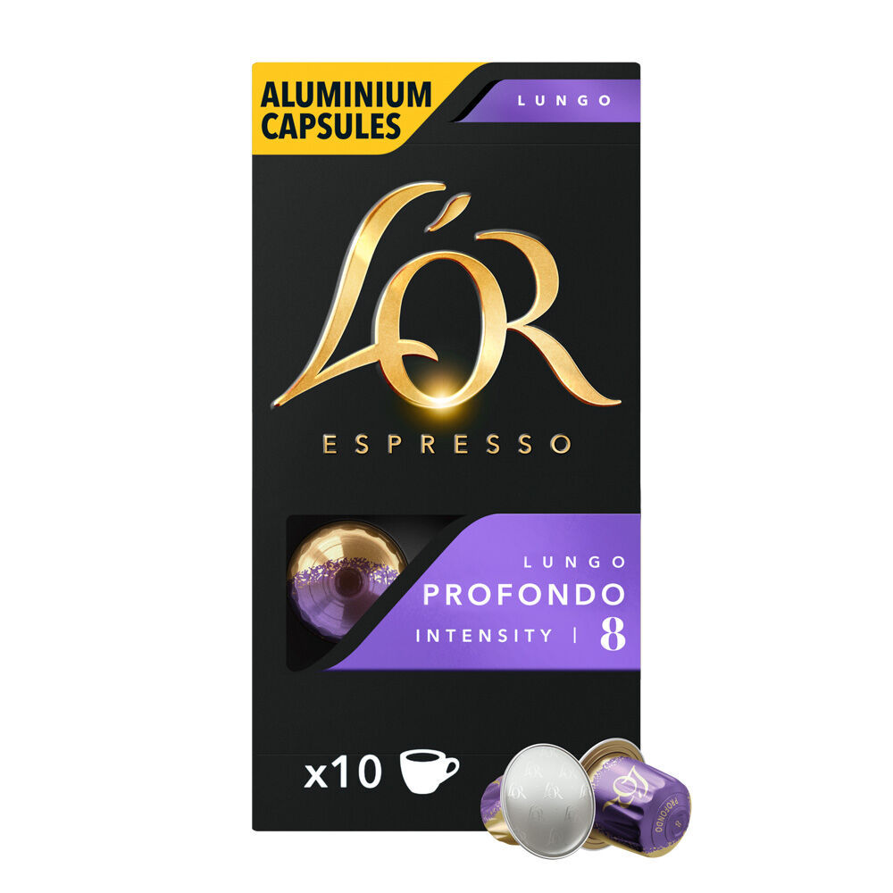 L'OR Lungo Profondo - 10 pods for Nespresso®