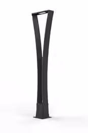 Stalpi iluminat parcuri, Stalp iluminat parcuri, din otel, tratat anticoroziv, compatibil cu panouri fotovoltaice, design ornamental, PLG SOP1 - Palagio.ro