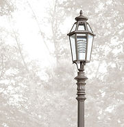 Stalp iluminat ornamental din fonta, tratat anticoroziv pentru rezistenta ridicata, compatibil cu LED, rezistenta la UV, PLG FO181, Palagio.ro