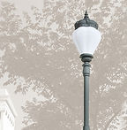 Stalp de iluminat ornamental, din fonta/aluminiu, durabil, design modern, tratat anticoroziv, versatil, PLG FO177, Palagio.ro