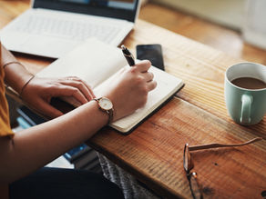 Writing in a journal