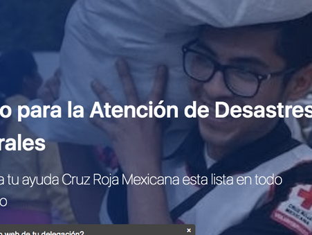 La Cruz Roja Mexicana cumplió 112 años 