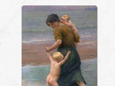 Entre el cielo y la orilla: la maternidad según Virginie Demont-Breton