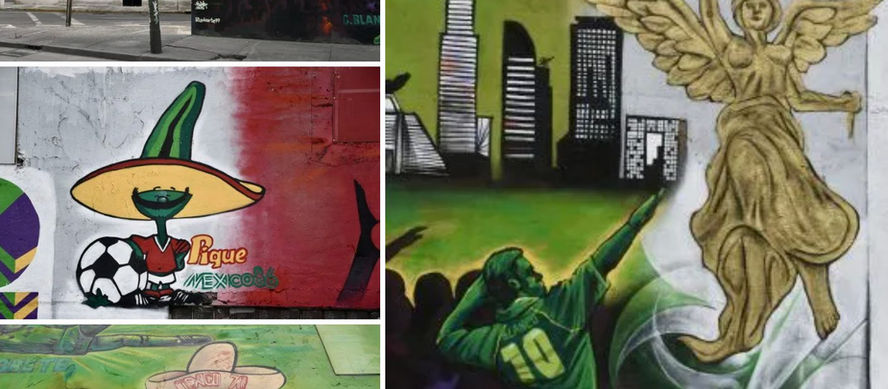Cuando los muros hablan del mundial