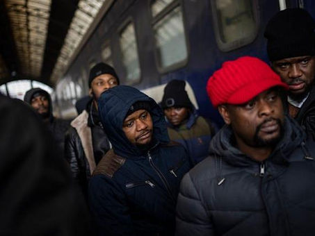 #AfricansInUkraine Somos estudiantes, no tenemos armas