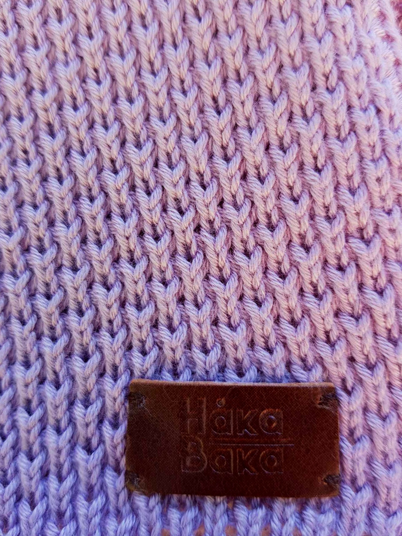 Bamboo and cotton blend baby blanket