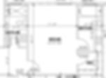 Floor plan of Guest Bedroom 3 with two en-suite baths.