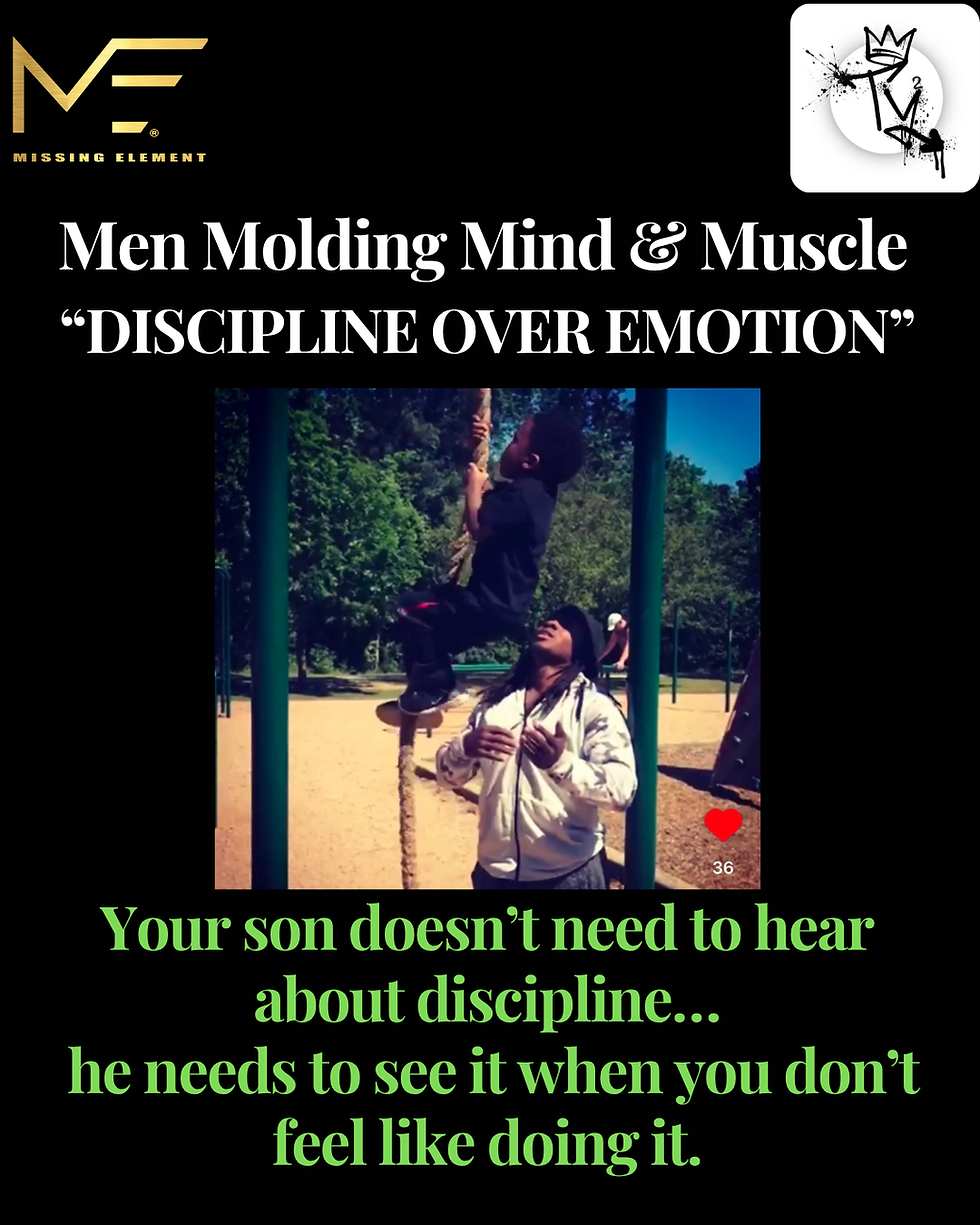 Discipline Over Emotion: Building a Strong Young Man