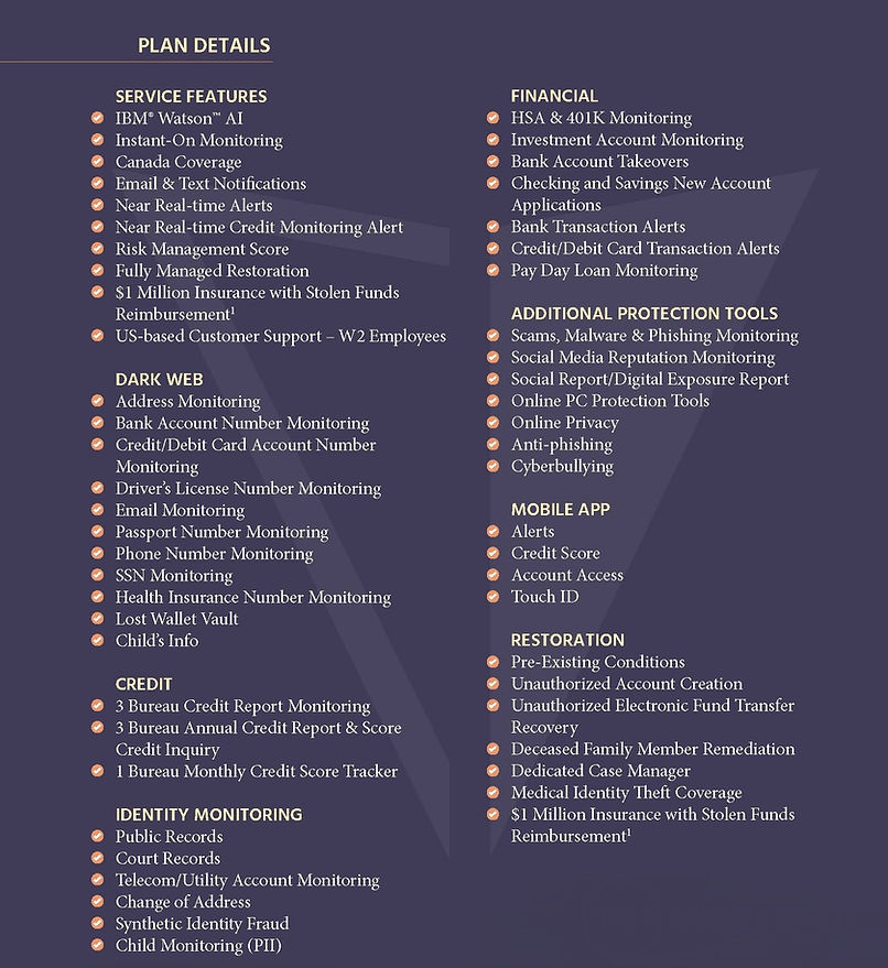 Benefits Summary