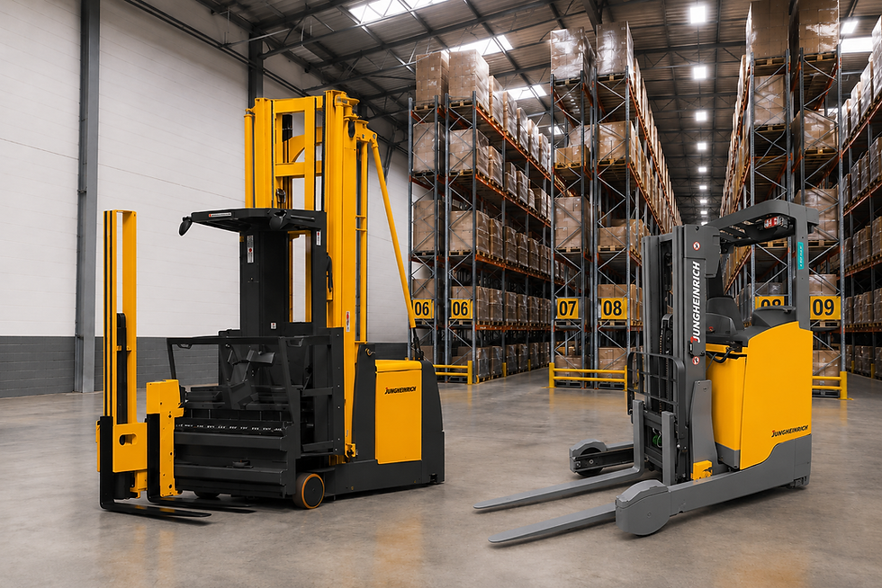 vna forklift vs reach truck