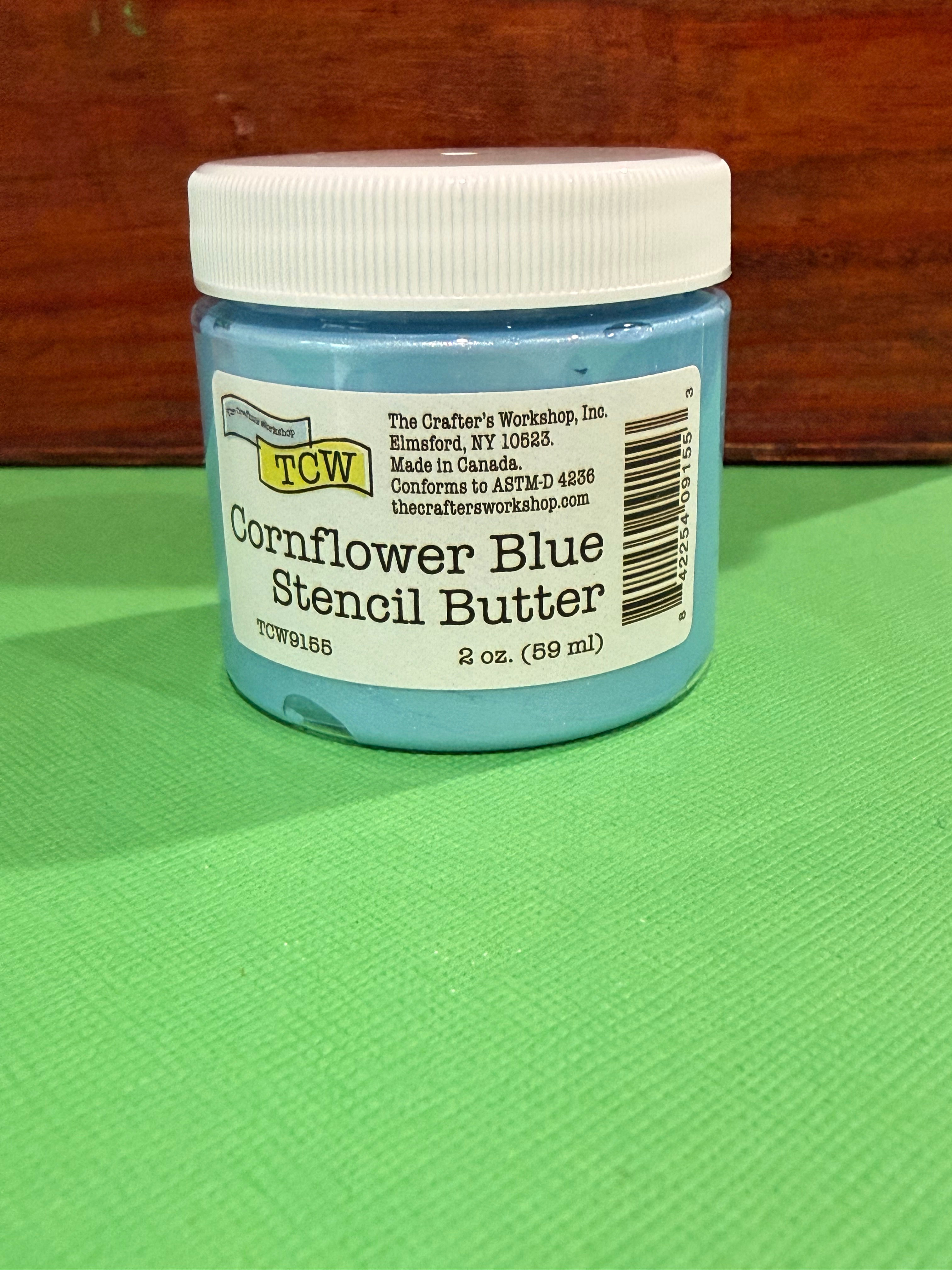 TCW Stencil Butter Cornflower Blue