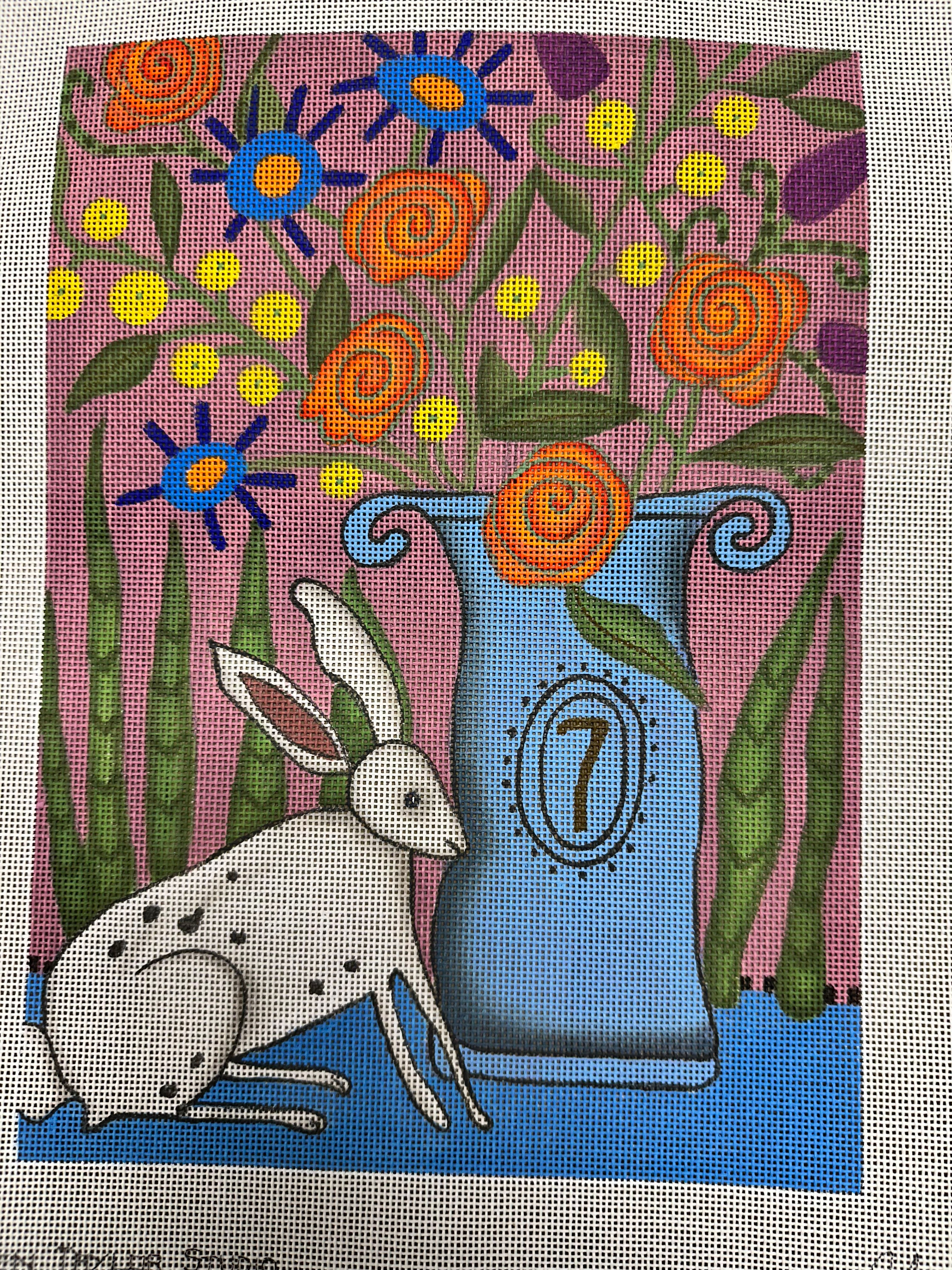 Bunny with Vase