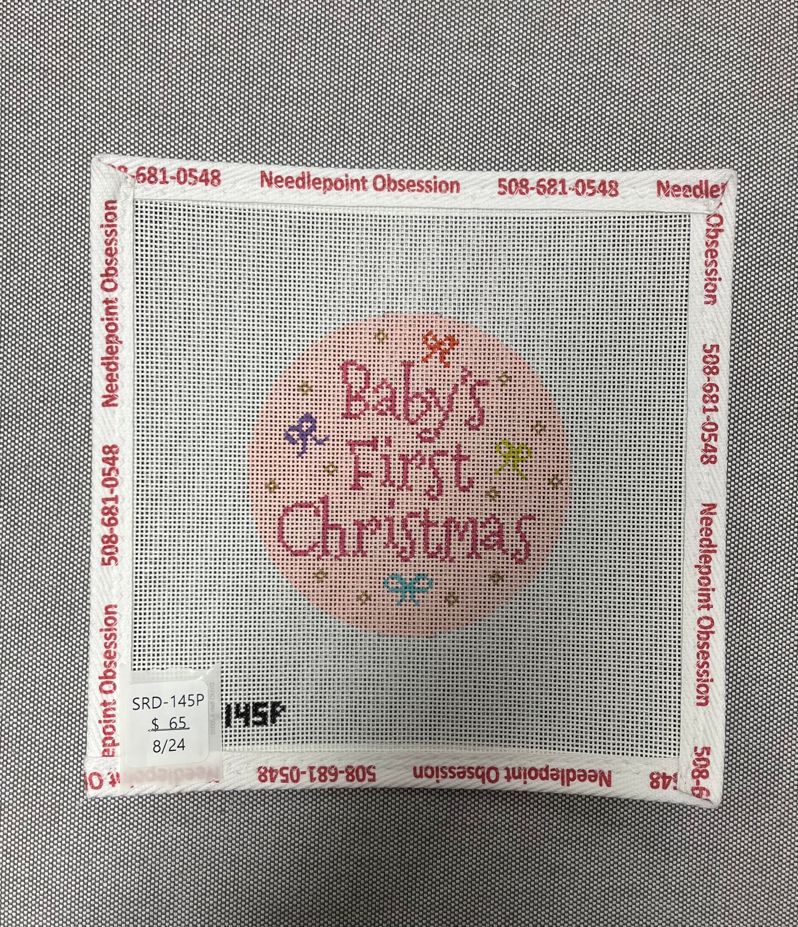 Baby's 1st Christmas-Pink