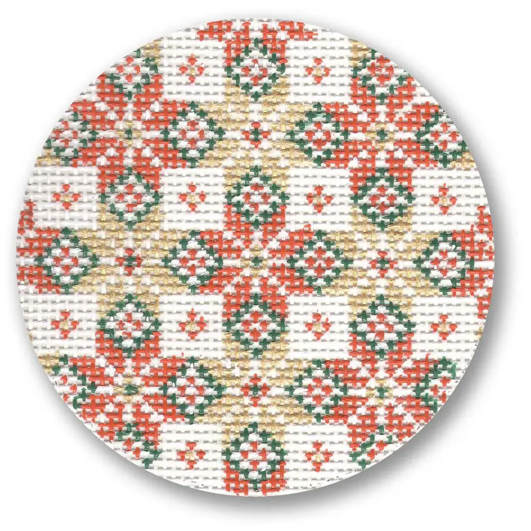 Red, Green, Gold Ball