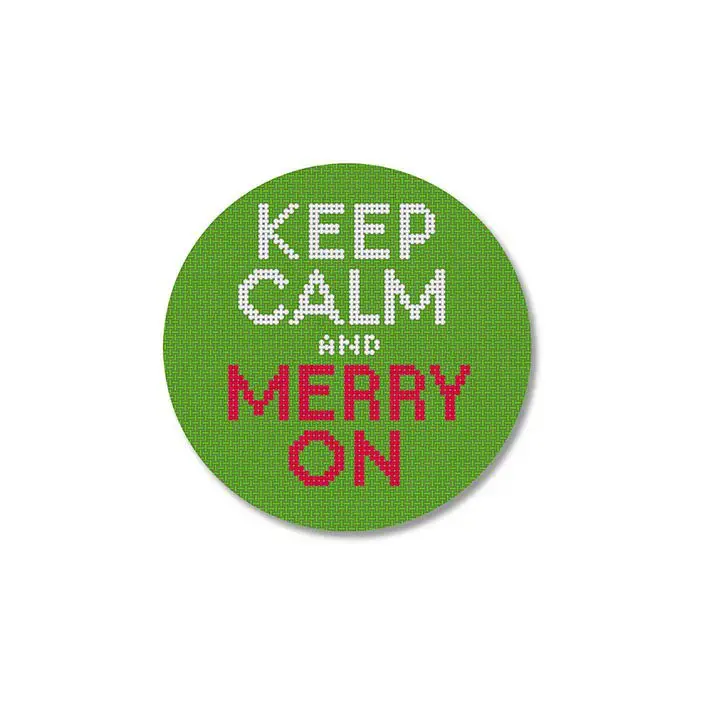 Keep Calm and Merry On Ornament