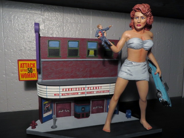 Image result for 50 foot woman diorama