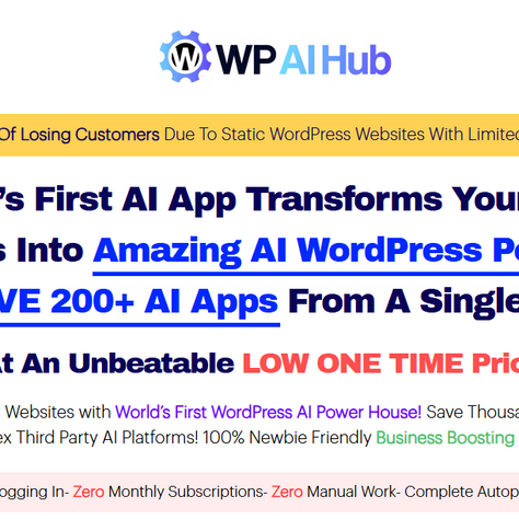 WP AI Hub OTO – 75% OFF Coupon Code