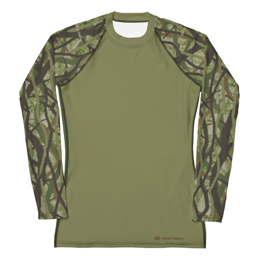 Women's Core Performance Shirt | Oakbrush Spring Macro | Olive Green Torso
