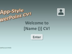 How to create an app-style PowerPoint CV